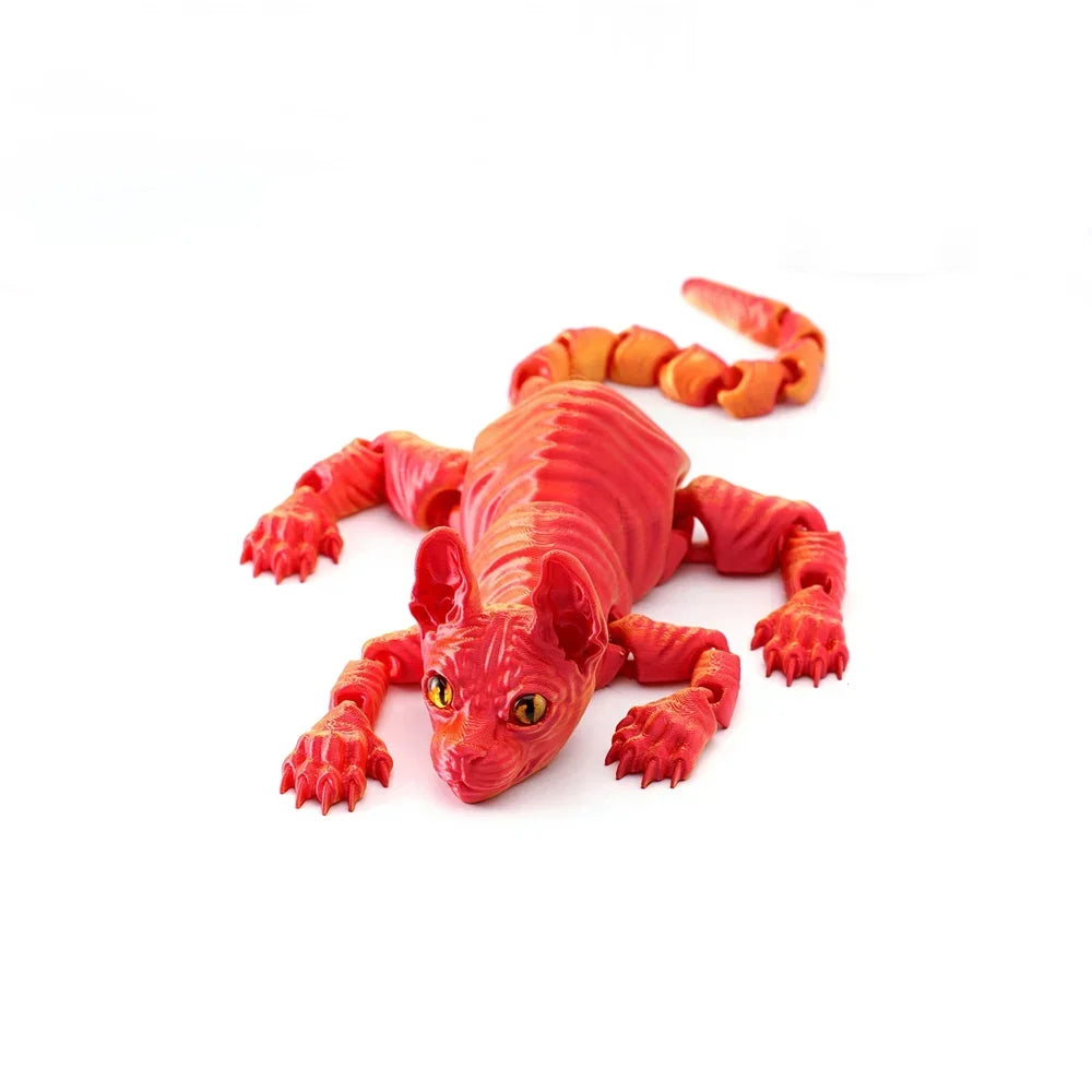 3D Printed Sphynx Cat Animals Decor