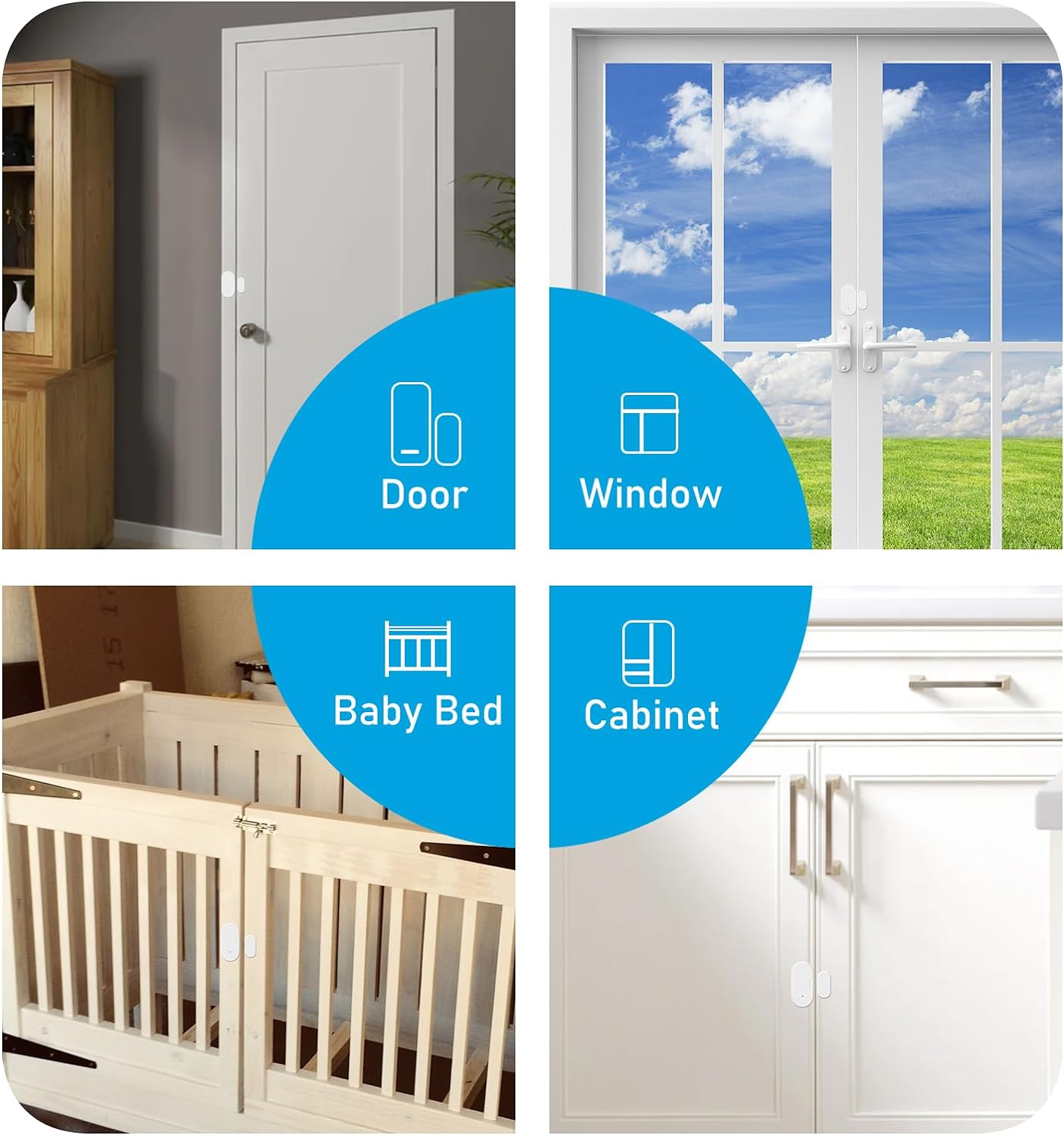 Smart Door Window Sensor Door Open Closed Detectors