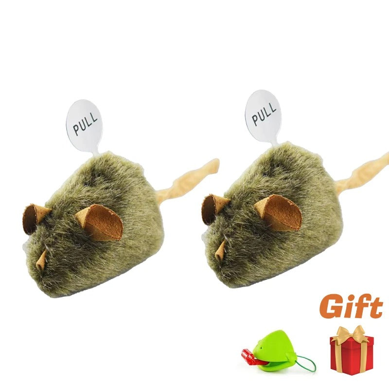 Funny Plush Cat Toy Simulation Mouse Automatic