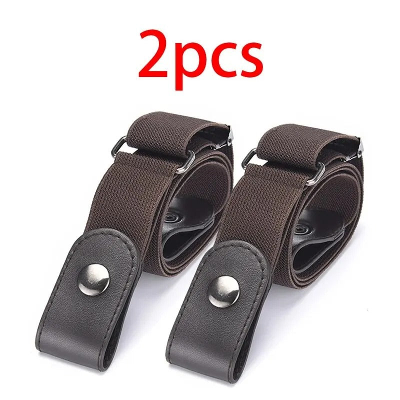 2pcs Adjustable Stretch Elastic Waist Band Invisible Belt Women