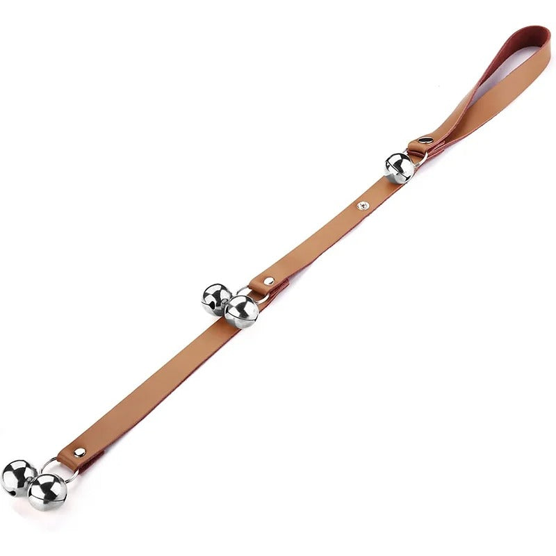 Leather Dog Doorbells for Door Knob Potty Training