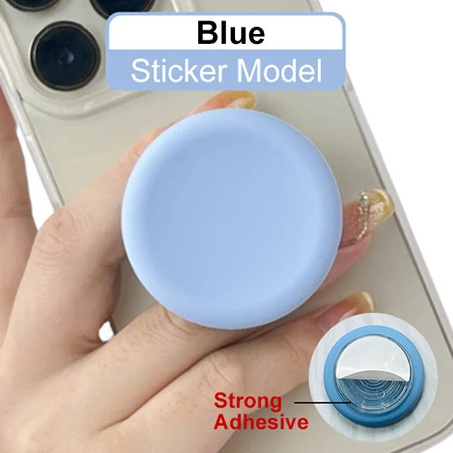 Silicone Round Popping Grip Sockets Finger Ring Phone Holder