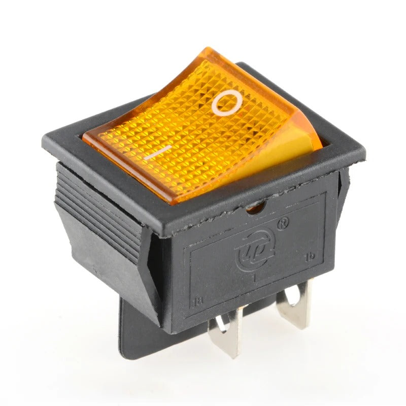 Rocker Switch On Off 6 Pin With Led 4 16A 250V 220V