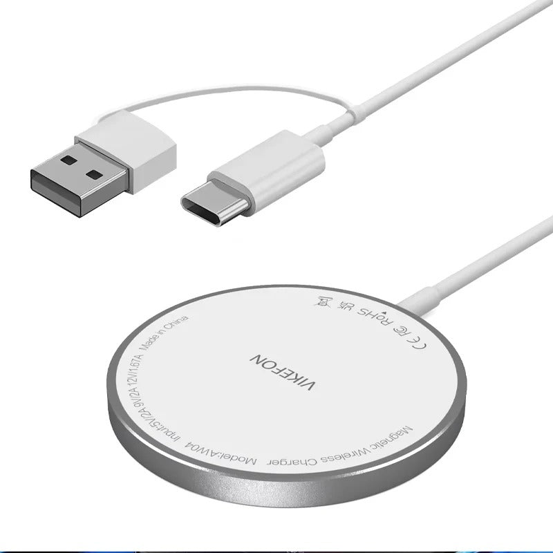 100W Magnetic Wireless Charger Pad USB + Type C For Magsafe iPhone