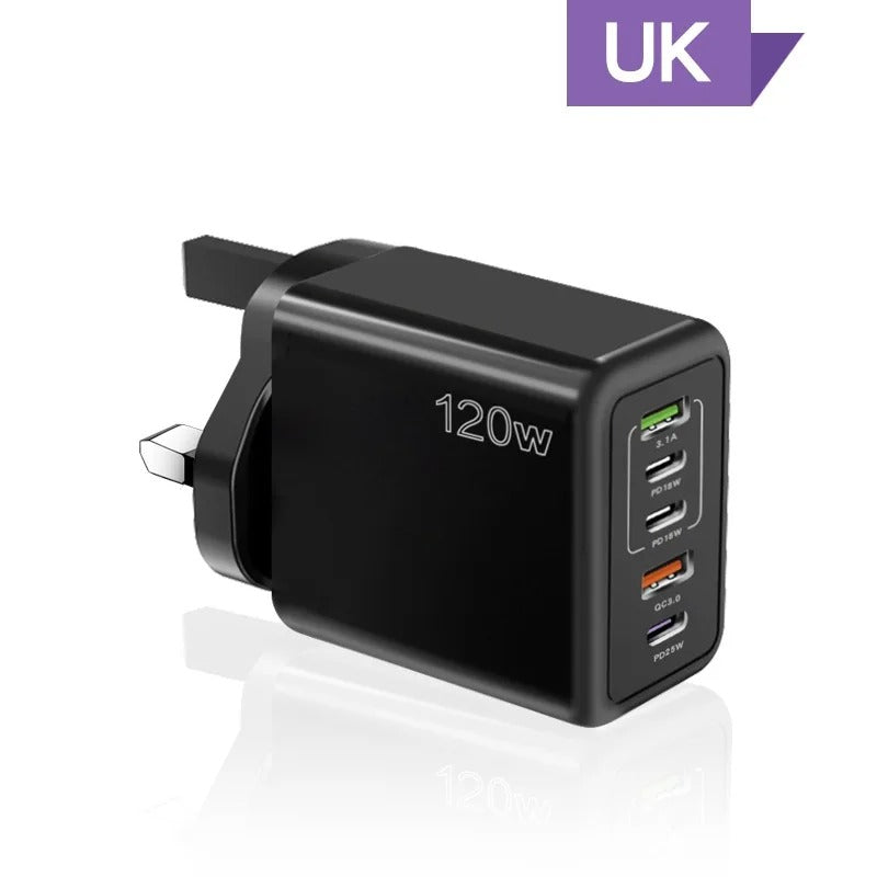 PD 5 Port USB Charger Fast Charging Type C