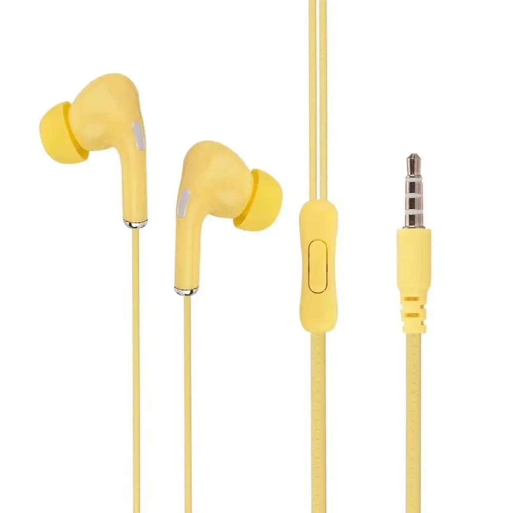 High Definition Wired Earphone 3.5mm In-Ear Control Portable Sports