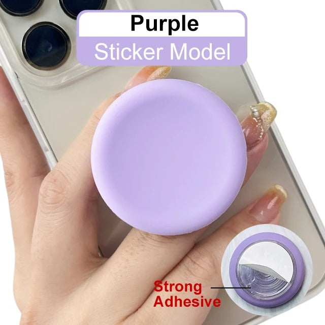 Silicone Round Popping Grip Sockets Finger Ring Phone Holder