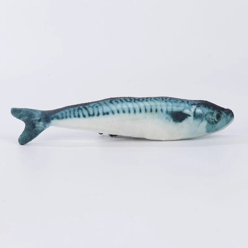 cat-teasing toys simulation fish tear-teasing cat chew plush toys fish