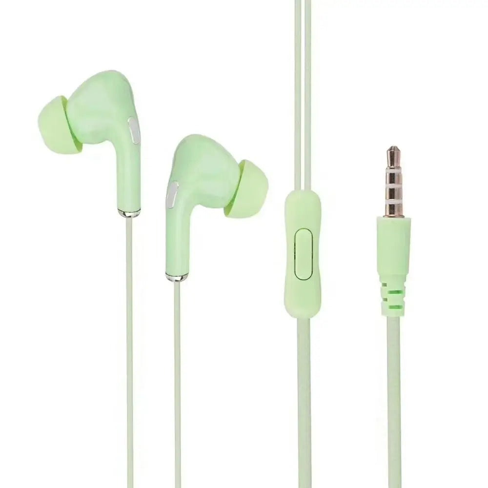 High Definition Wired Earphone 3.5mm In-Ear Control Portable Sports