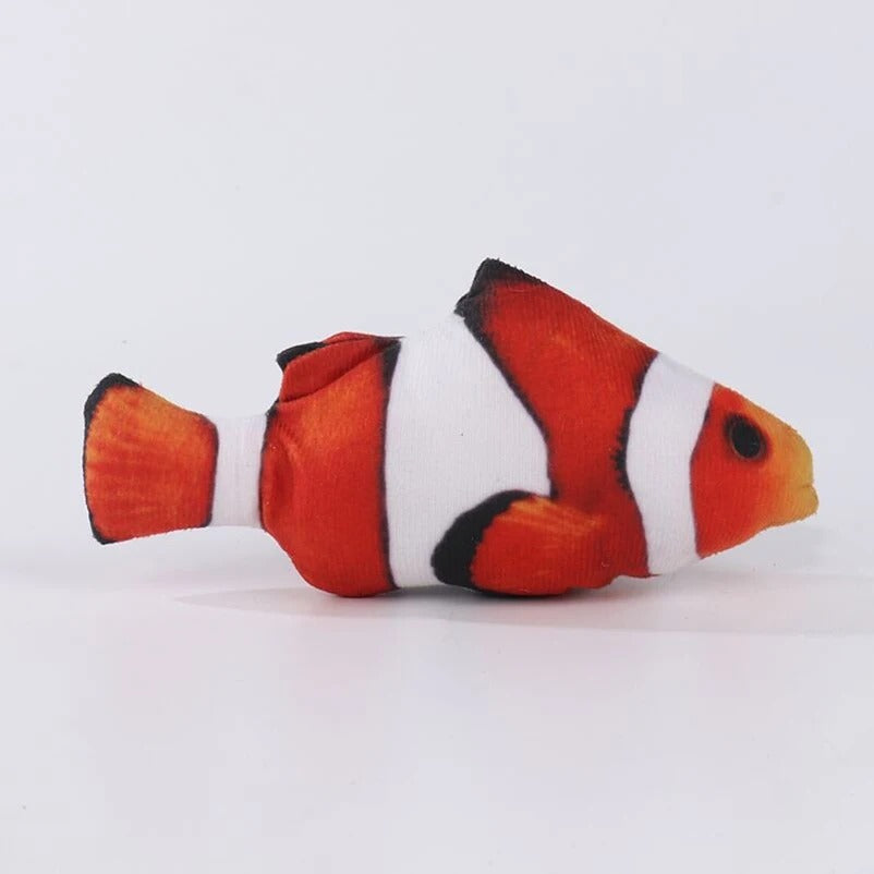 cat-teasing toys simulation fish tear-teasing cat chew plush toys fish