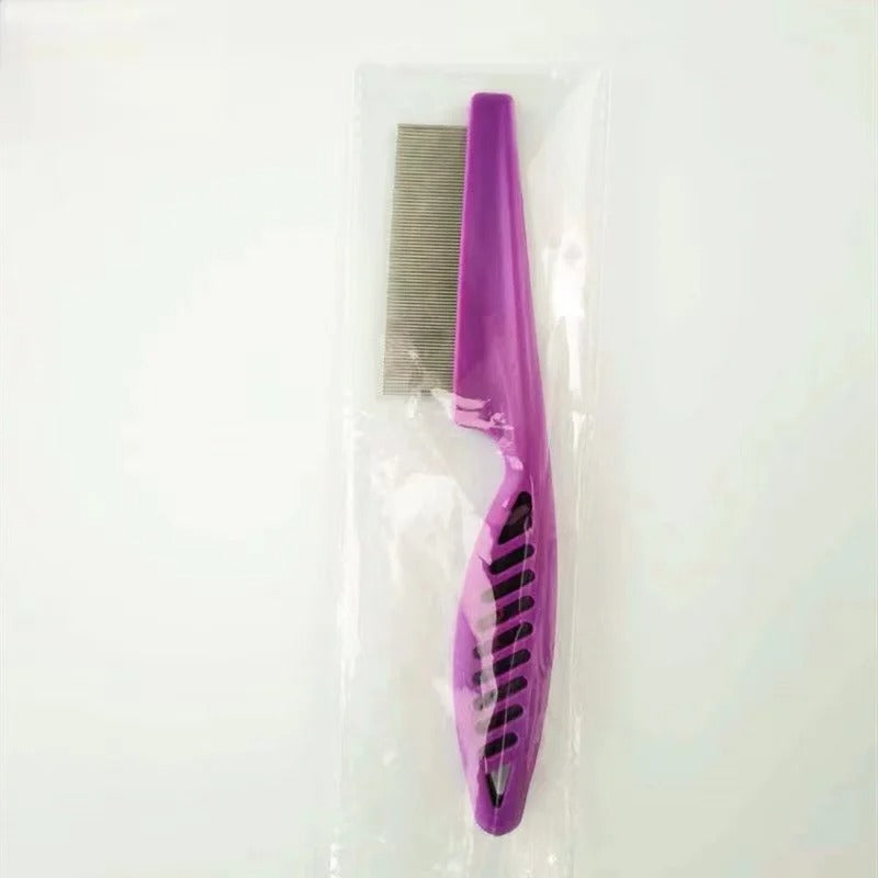 Pet Hair Shedding Comb Stainless Steel Flea Comb for Cat Dog