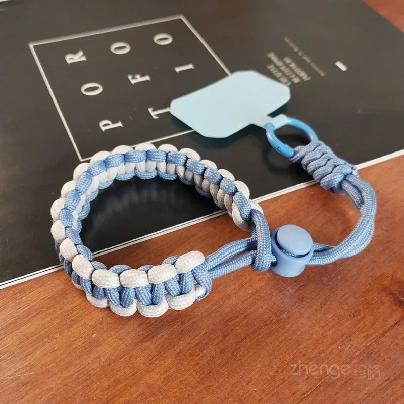 Handwoven Adjustable Mobile Phone Universal Wrist Strap