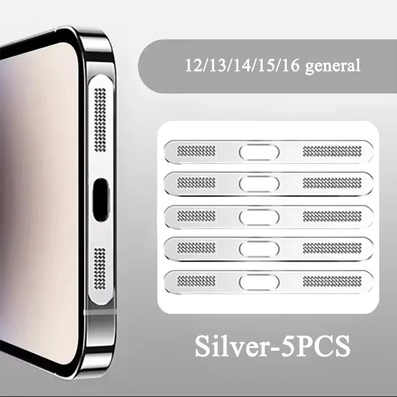 Metal Dust Net for iPhone  Max Speaker Dust Mesh Charging Port