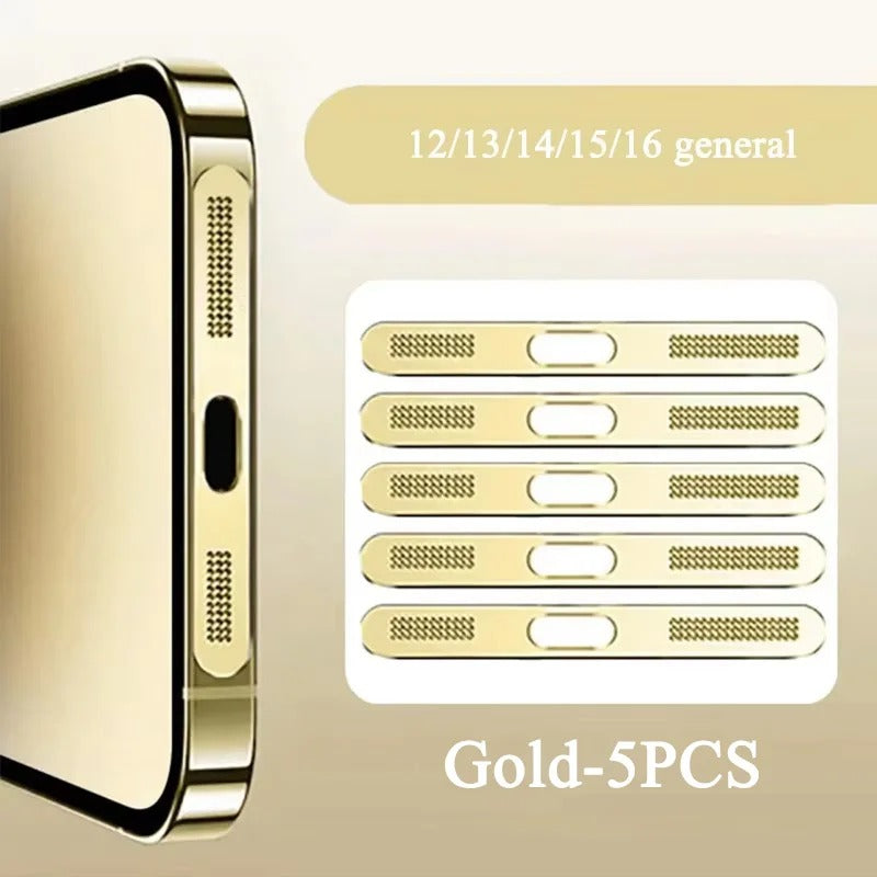 Metal Dust Net for iPhone  Max Speaker Dust Mesh Charging Port