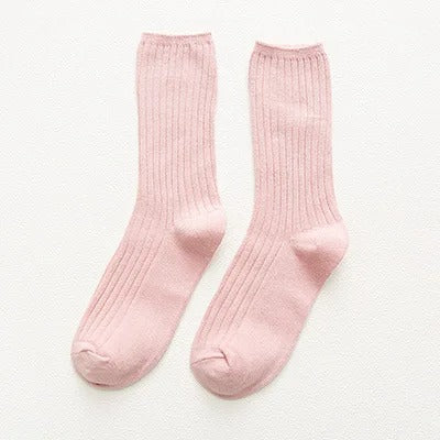 New Color Women Lady Cotton Loose Socks Winter