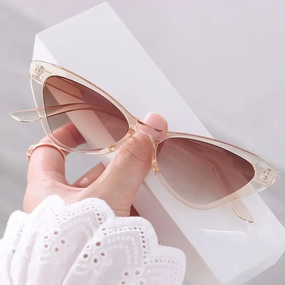 Vintage Small Cat Eye Sunglasses for Women