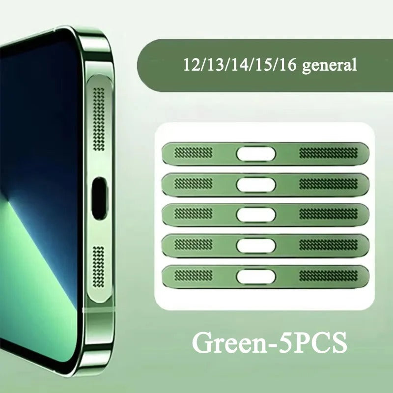 Metal Dust Net for iPhone  Max Speaker Dust Mesh Charging Port