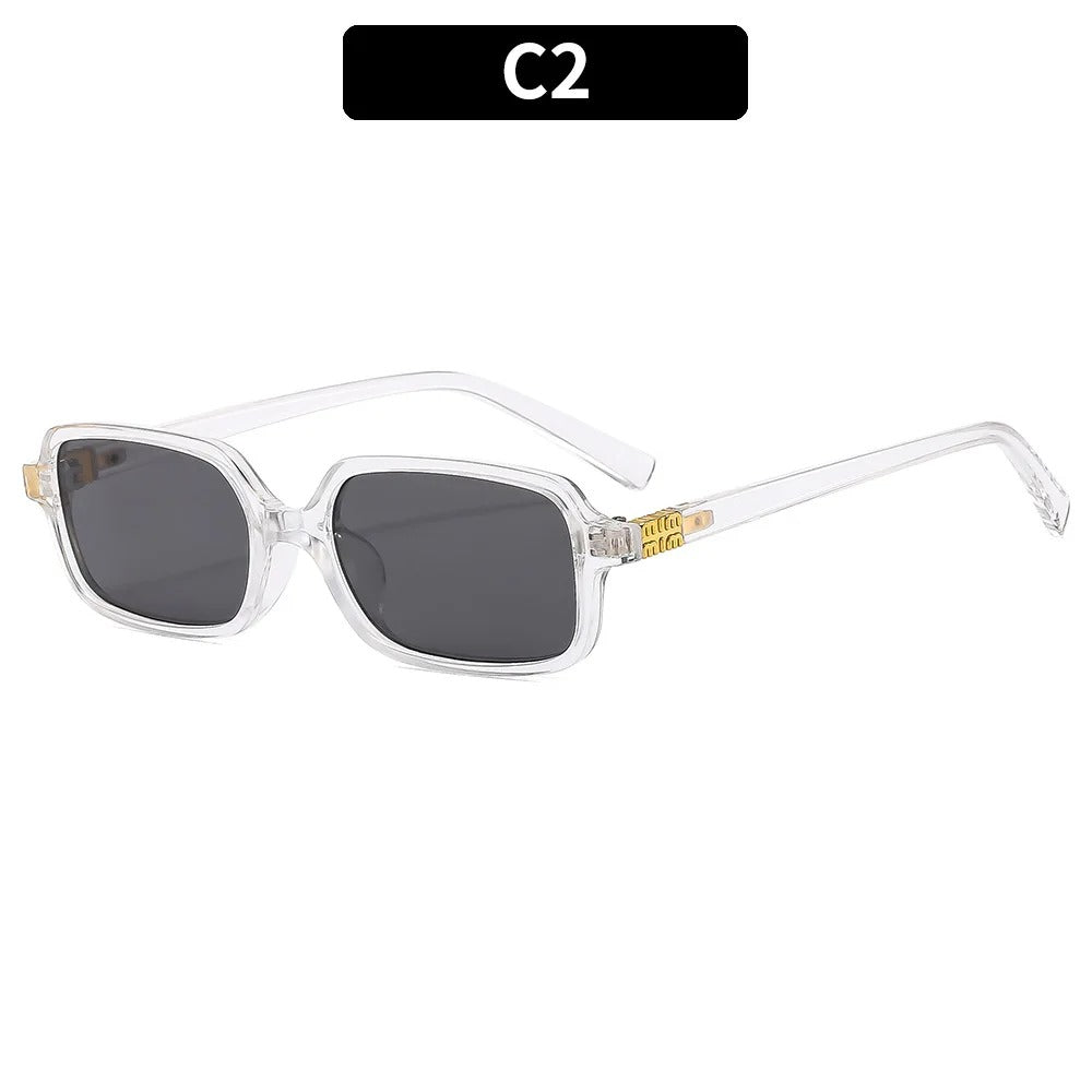 Classic Designer Luxury Small Frame Square Sunglasses Women