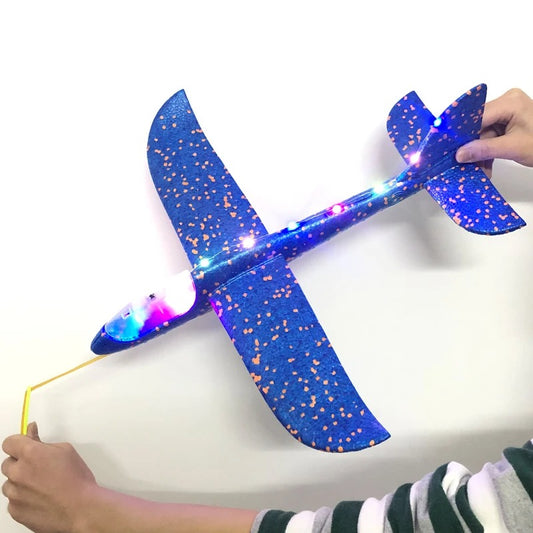 50CM Big Flash Glider Foam Plane Hand Throw Light Inertial Airplane