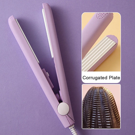 2024 Best Sell Mini Hair Curler Fluffy Splint Flat