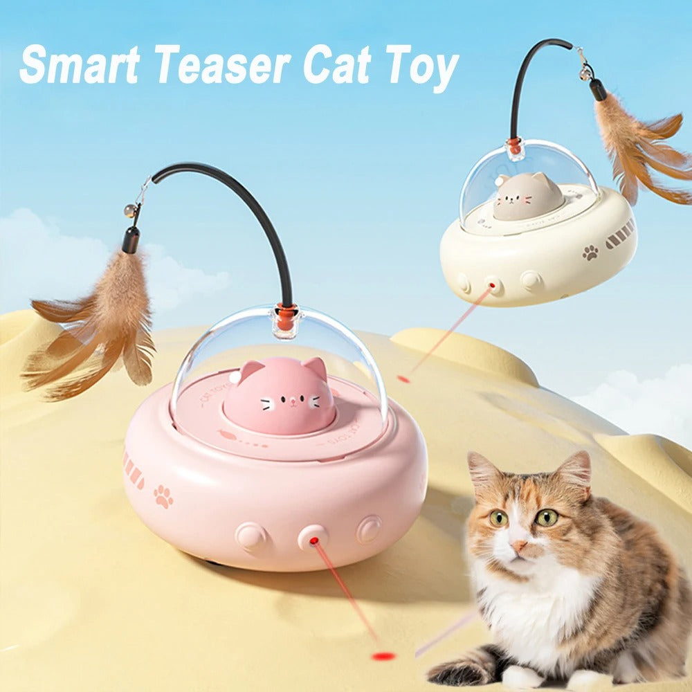 New Smart Teaser Cat Toy Electric UFO