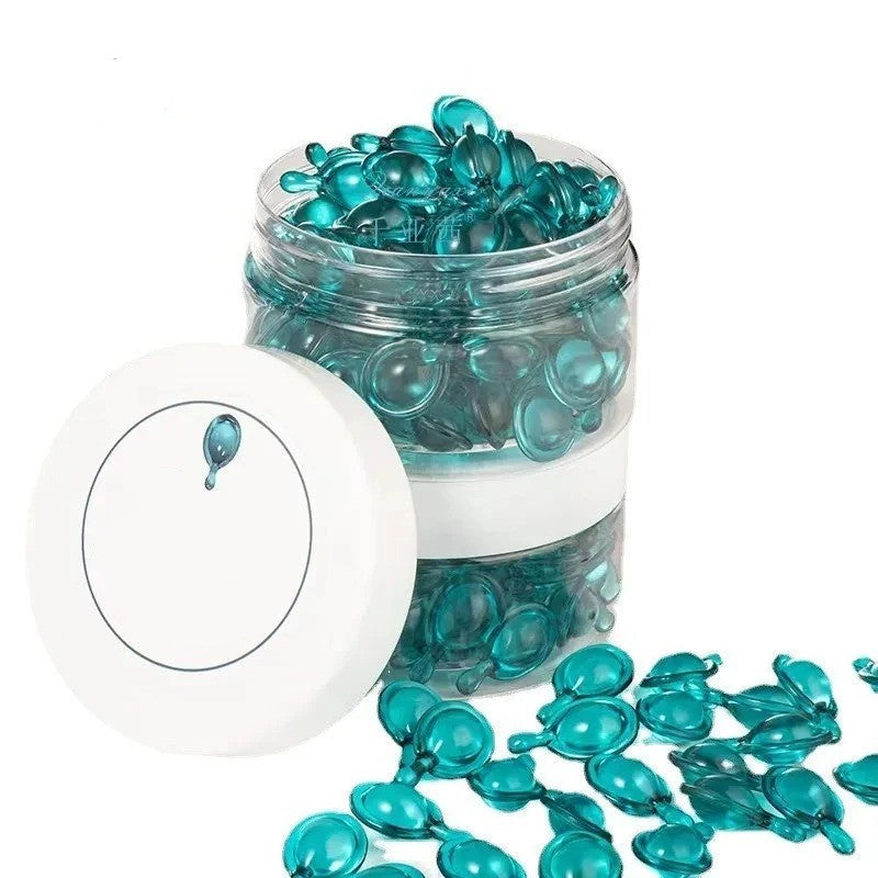 50PCS Blue Copper Peptide Capsule Face Serum Firms