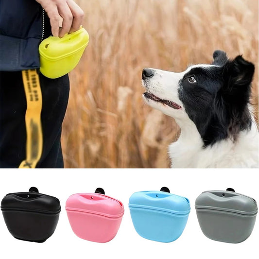 Pet Feeding Bag Training Dog Food Pocket Portable Silicone