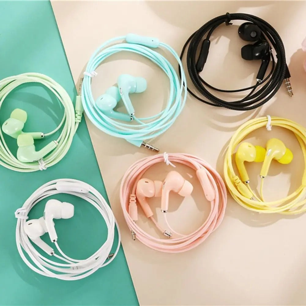 High Definition Wired Earphone 3.5mm In-Ear Control Portable Sports