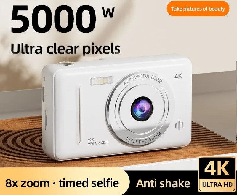 4K Digital Camera Dual Camera Flash 50 Million HD