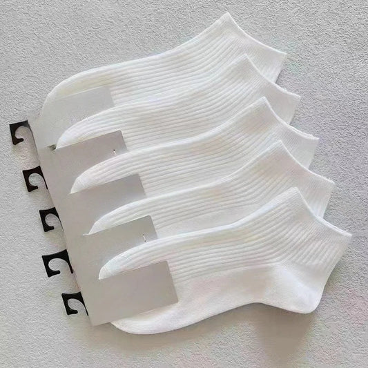 5 Pairs/Pack Ankle Socks Women Cotton