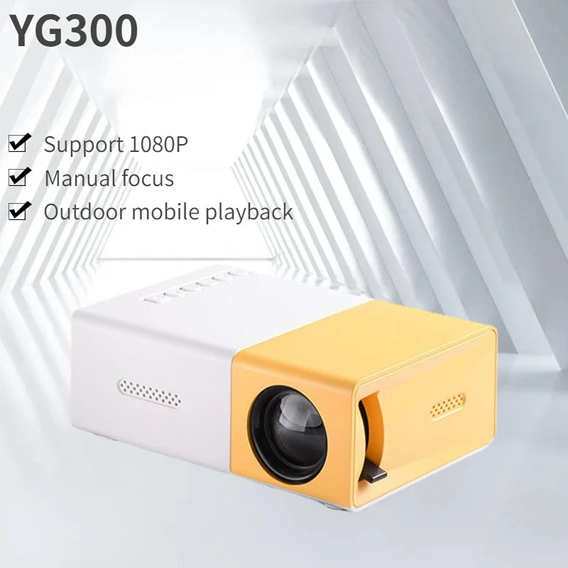 YG300 Mini Projector Portable Projector WIFI Smart