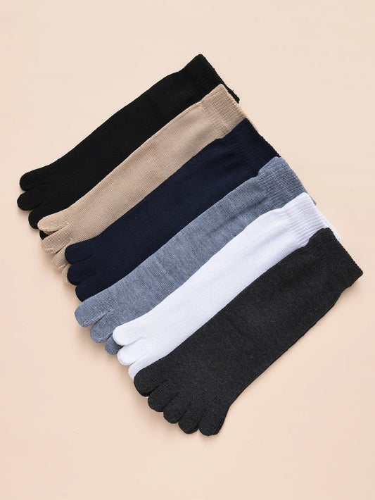 6 Pairs Socks Five-toe Breathable Socks