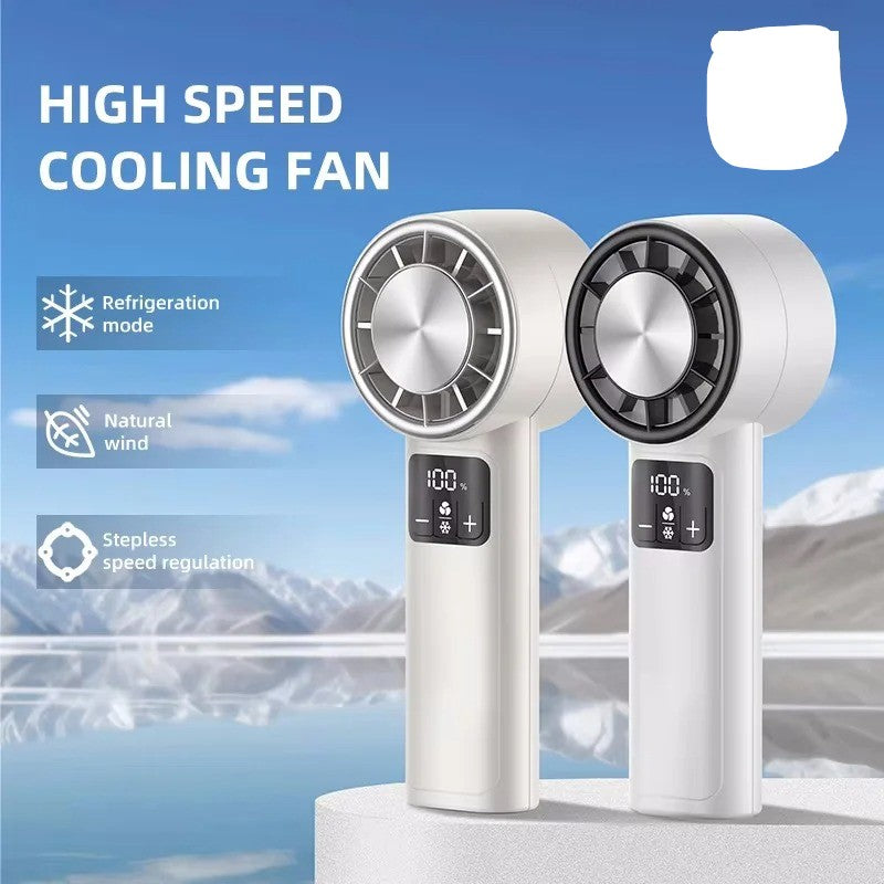 Air Cooling Fan USB Charging 3000mAh Battery Portable Hand Fan