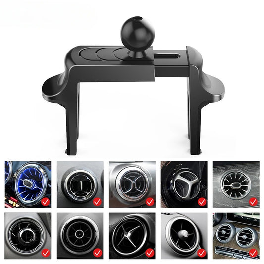 Universal Car Round Air Vent Clip Cellphone Stand 17mm