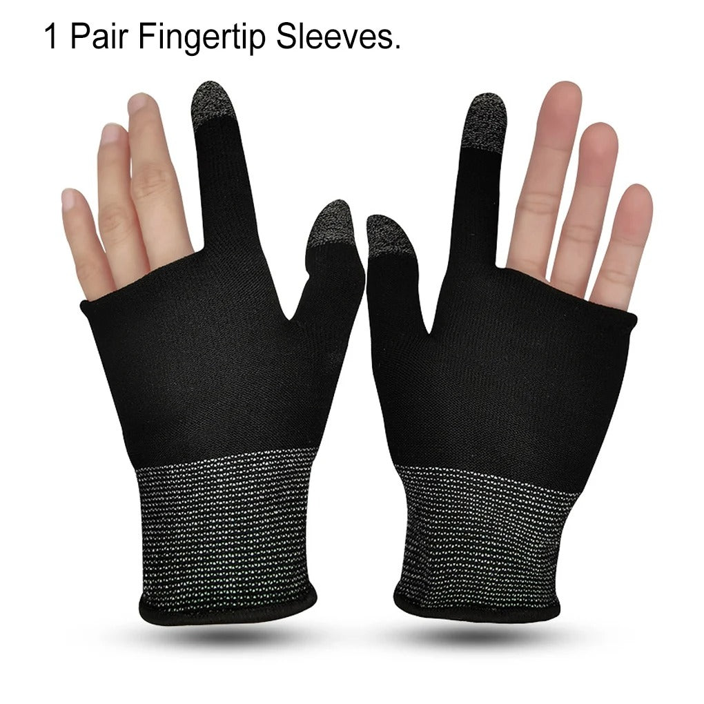 2pcs Finger Thumb Sleeve Gloves For Game