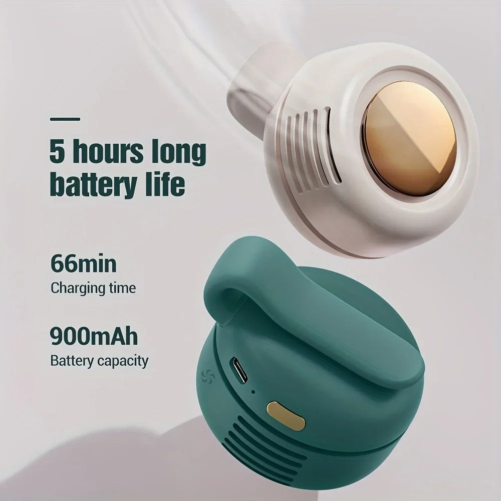 Whirlwind Leafless Fan With Portable Button Design USB Charging Silent Portable