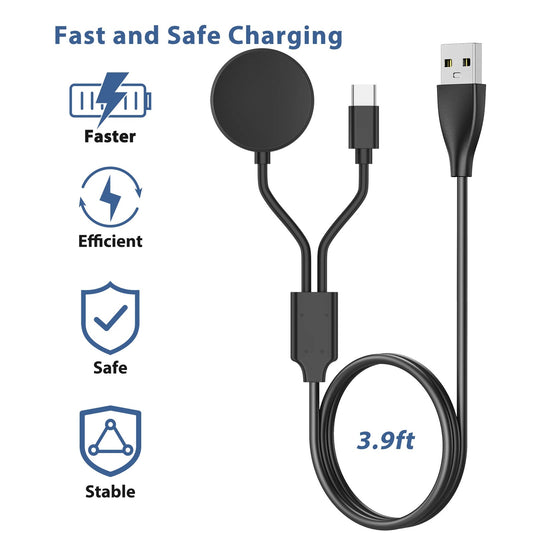 USB C Charger For Samsung Galaxy Watch 4 6 Classic