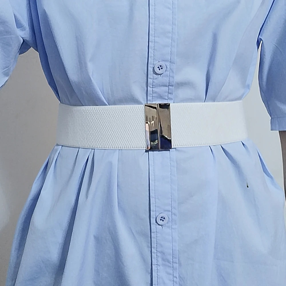 High Quality Belts for Women Black Waist Elastic Ladies Band