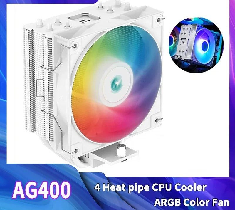 AG400 4 Heat Pipe CPU Air-Cooled Cooler ARGB