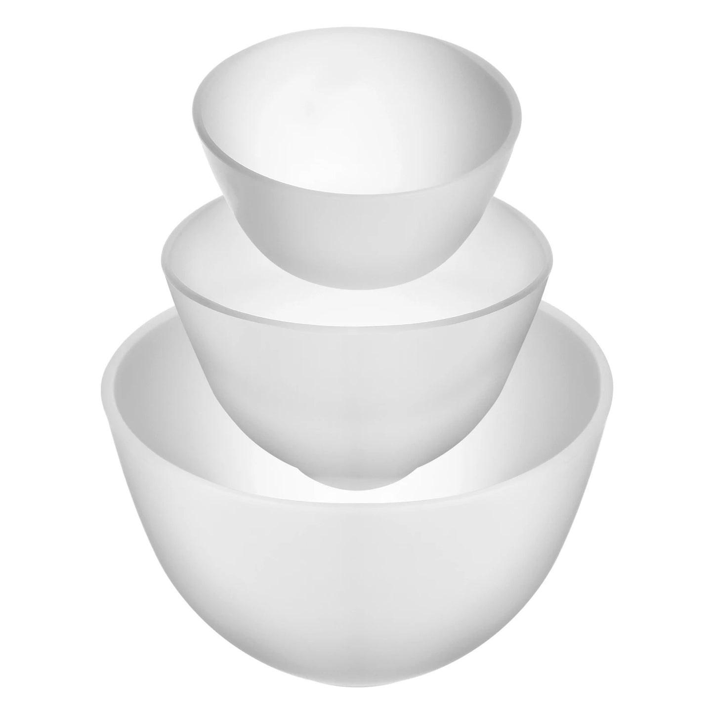 3Pcs Silicone Facial Mask Mixing Bowls Stirring Bowls