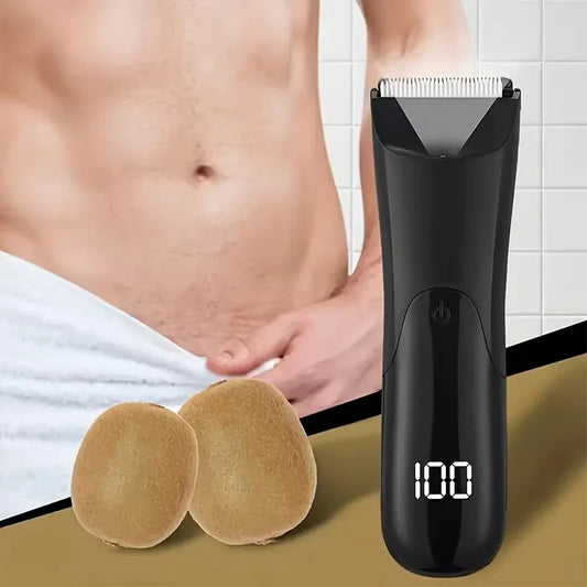 Men's Groin Body Hair Trimmer, Electric Ball Trimmer