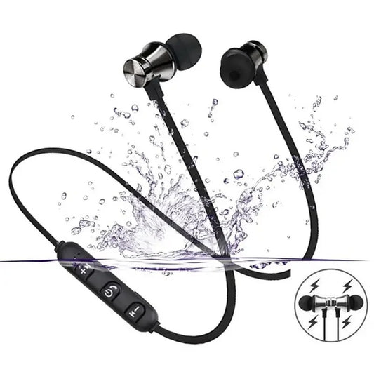 Sports magnetic Bluetooth earphone in ear wireless neckband headphones