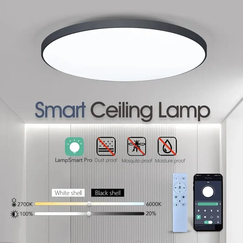 Smart Led Ceiling Lamp 36W 50W Dimmable