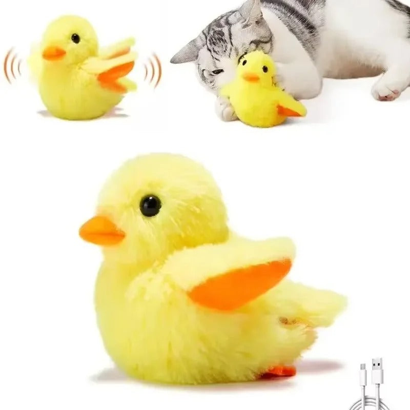 Electric Cat Toy Flapping Duck Cat Toys Rechargeable