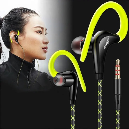 Earphones 3.5mm Sport Earphone Super Stereo Headsets