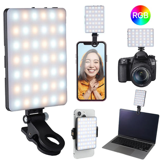 Mini Fill Light RGB LED Straight Pocket Video