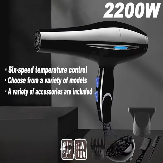 Hair Dryer Professional 1200W/2200W  Strong Hair Dryer