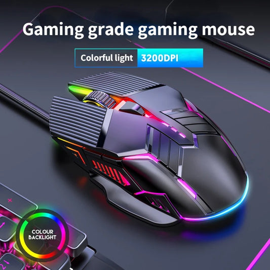 3200DPI Ergonomic Wired Gaming Mouse USB Mouse Gaming