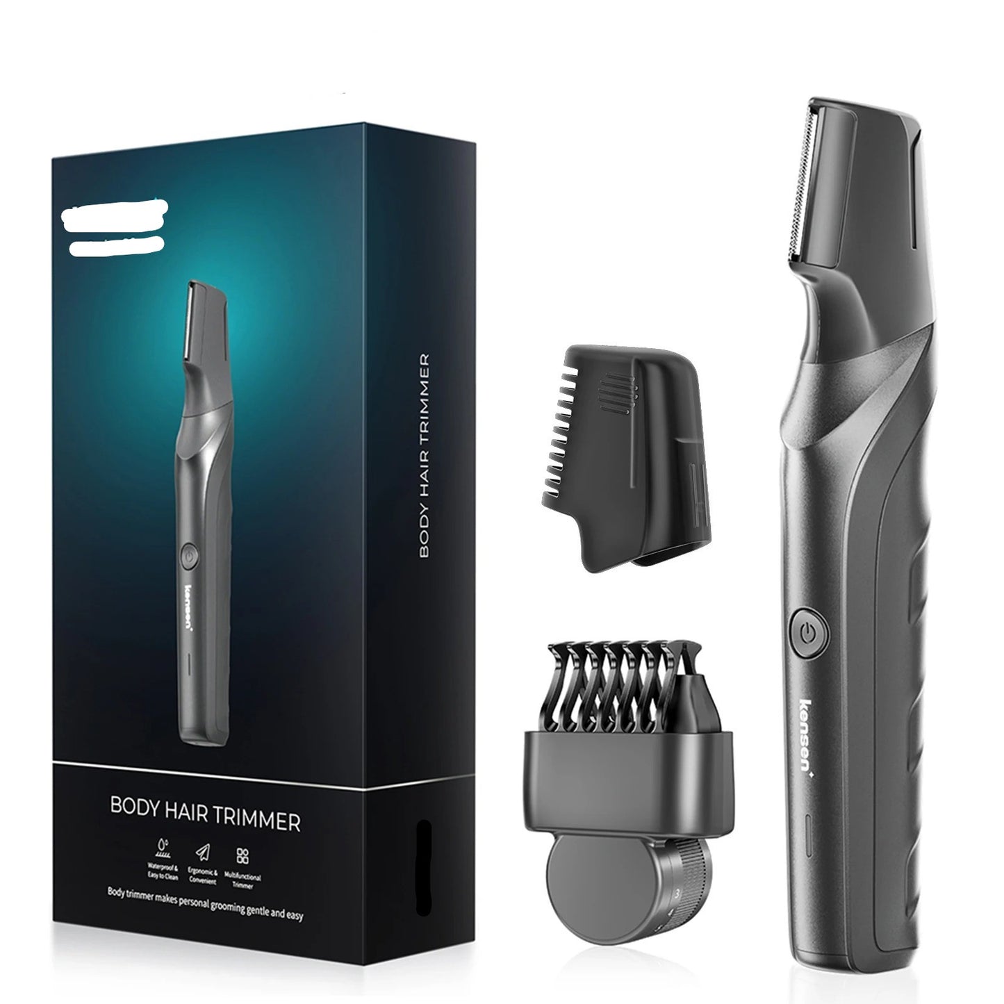 Electric Body Hair Trimmer Groomer Clipper IPX5 Waterproof