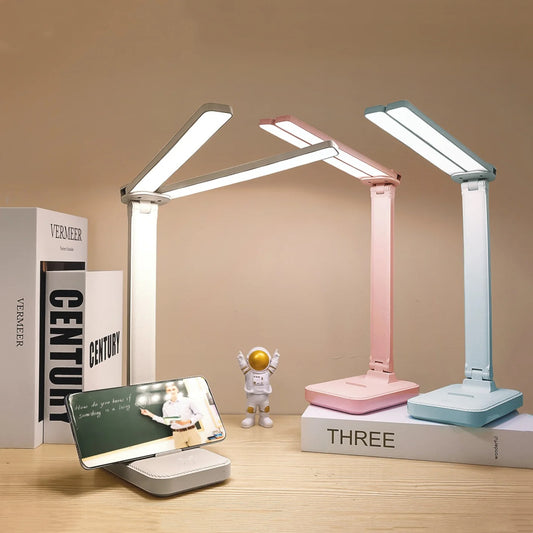 LED Desk Lamp USB Rechargeable Table Lamp